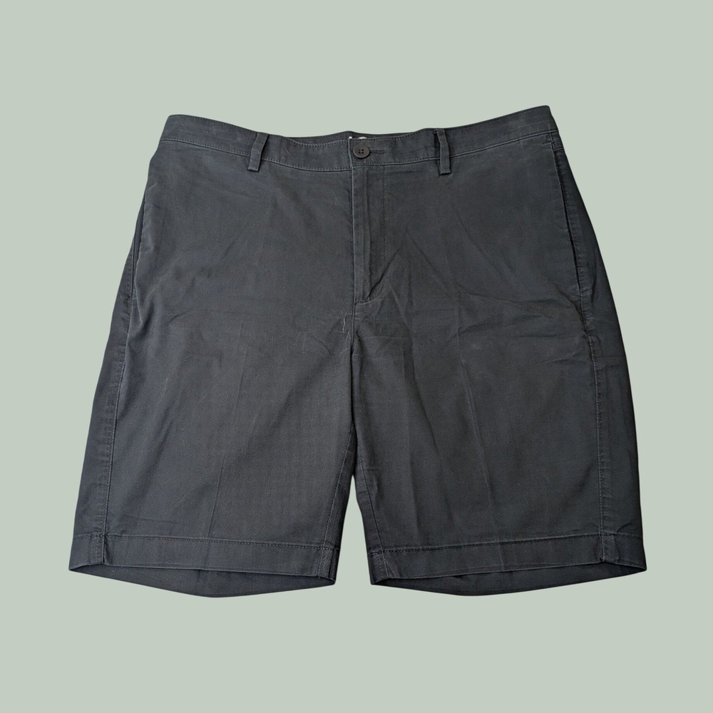 Joseph Abboud JOE Chino Shorts 34 Dark Gray Charcoal Casual Preppy Classic